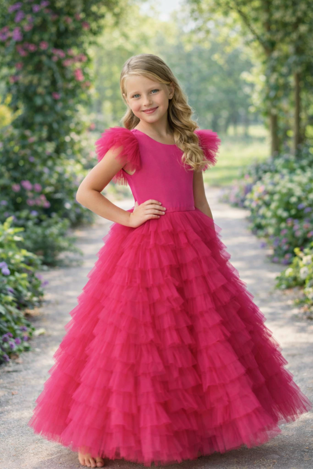 CEYLAN Model Kız Çocuk Abiye Elbise
